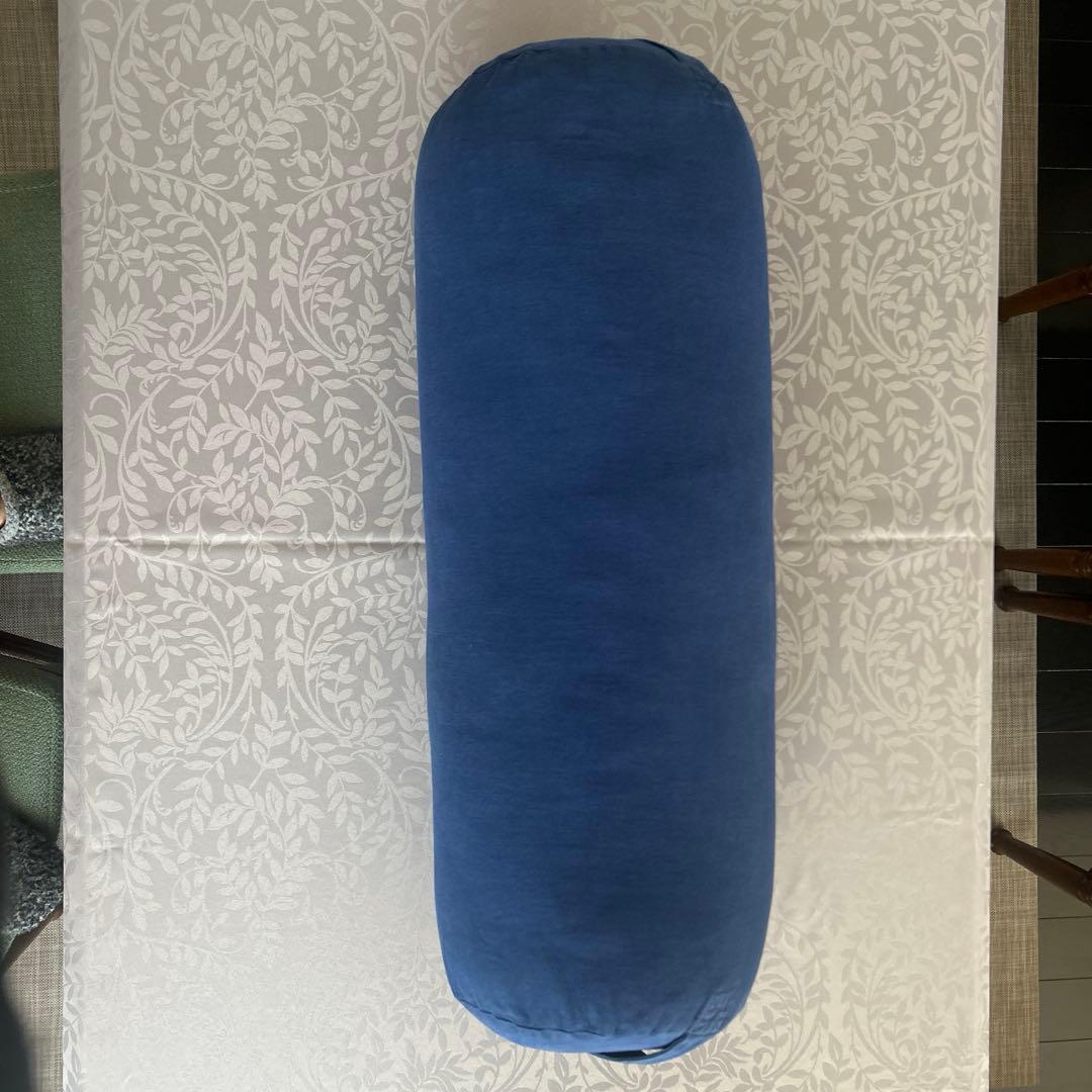 Yoga Round Bolster, Large Size, Navy