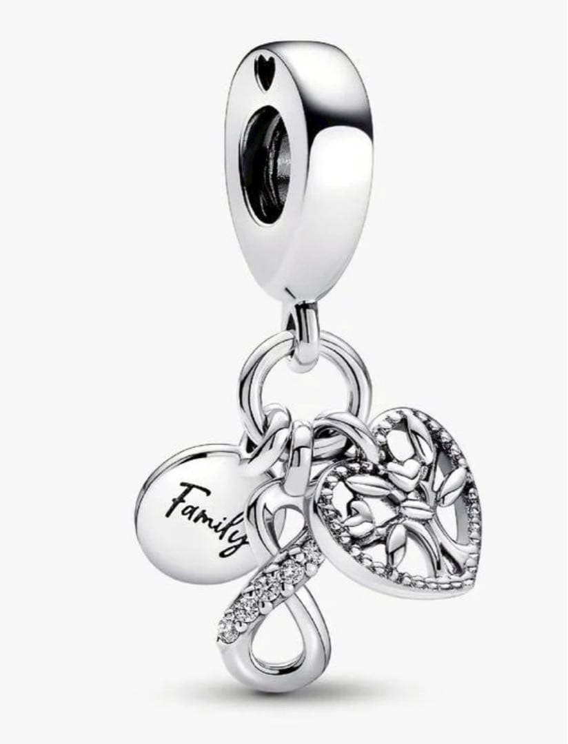 PANDORA Family Infinity Triple Charm