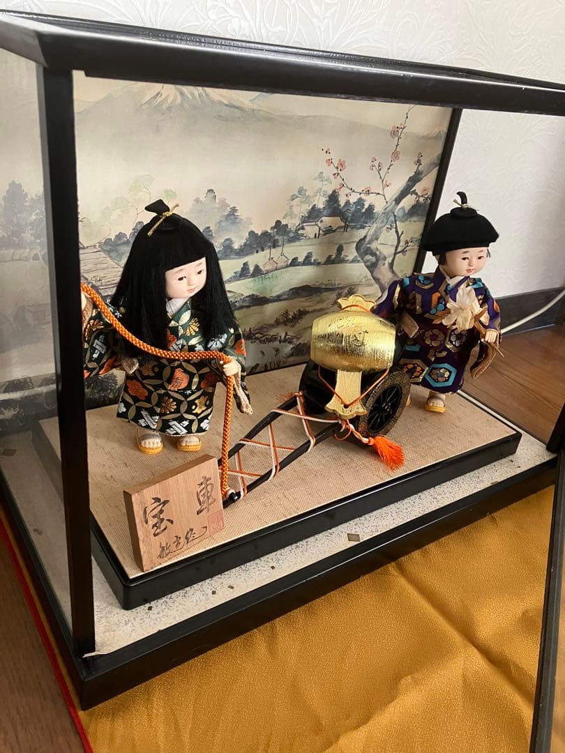 Traditional Warabe Doll Set of 2 with Case (Case-less option available)