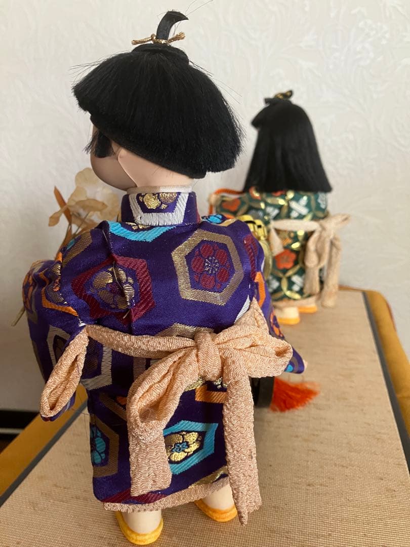 Traditional Warabe Doll Set of 2 with Case (Case-less option available)