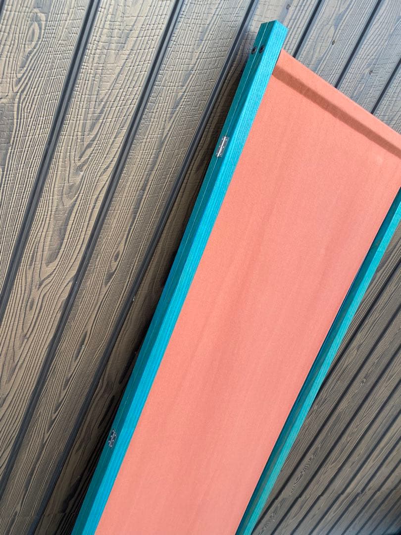 Wooden Partition 2-Panel Natural Wood Room Divider Partition Screen Blind Shop