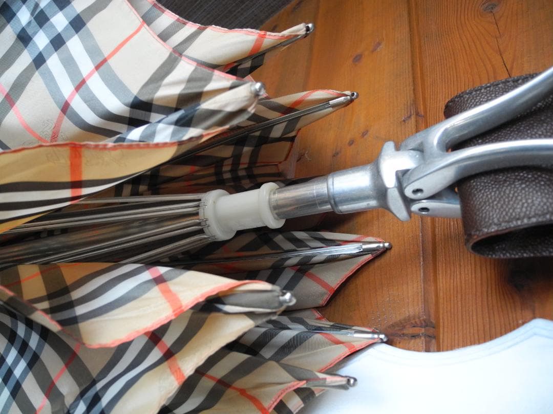 Ultra-Rare Burberry Umbrella (Can be Sat On)