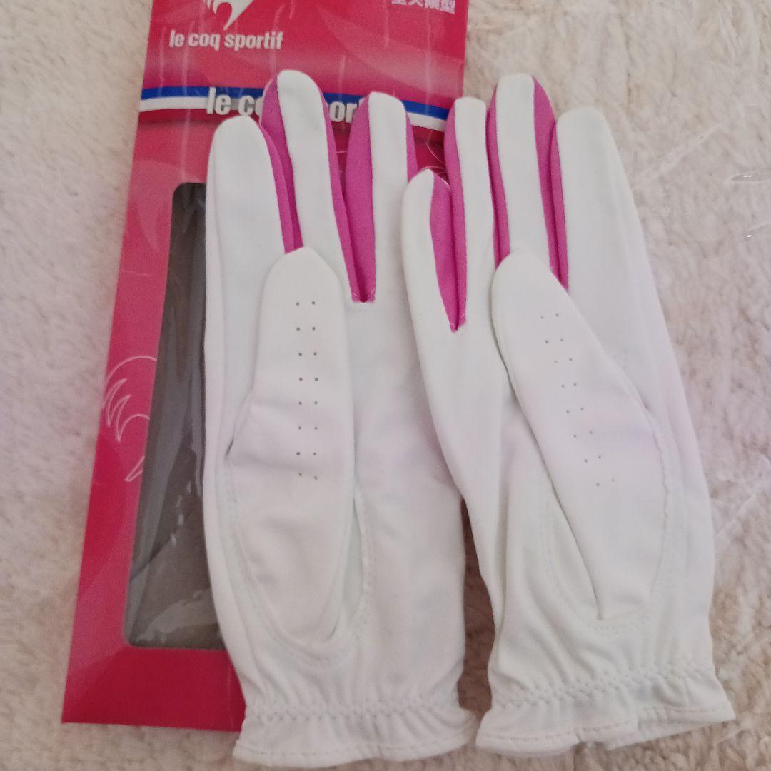 M (18-19cm) New ◆ Le Coq Golf Women's Both Hands Gloves