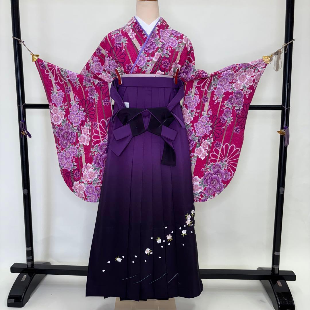 Used Hakama Set - Graduation Outfit - Sleeve Length: 68cm, Hakama Length: 95cm. Brand: MERCURYDUO, Model: H-213