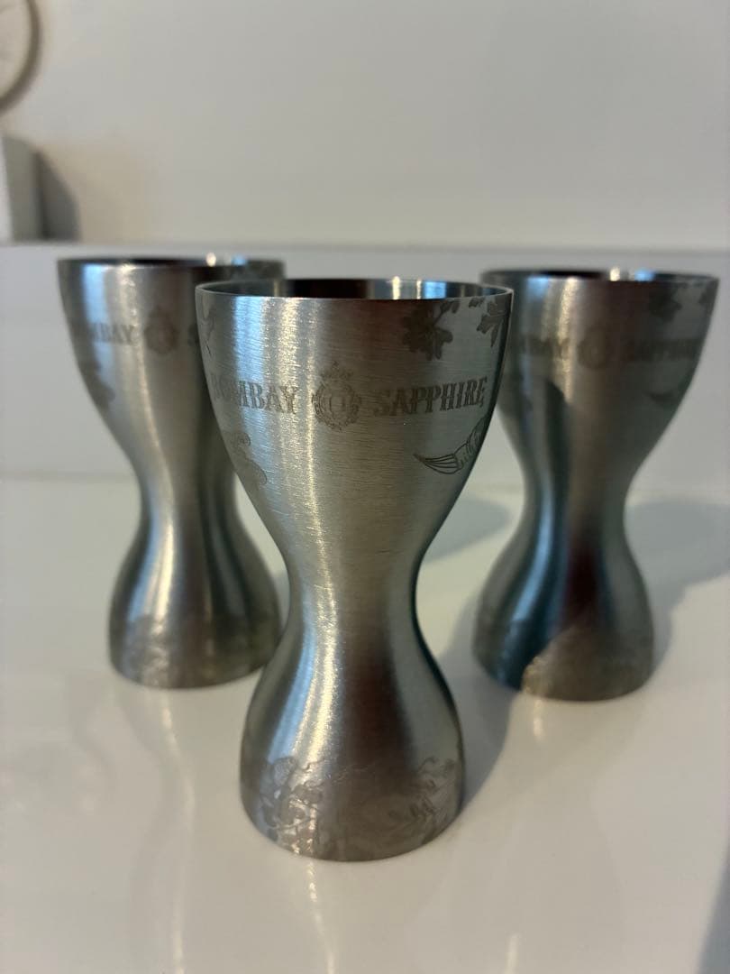 Bombay Sapphire Original Stainless Steel Jigger Set of 3