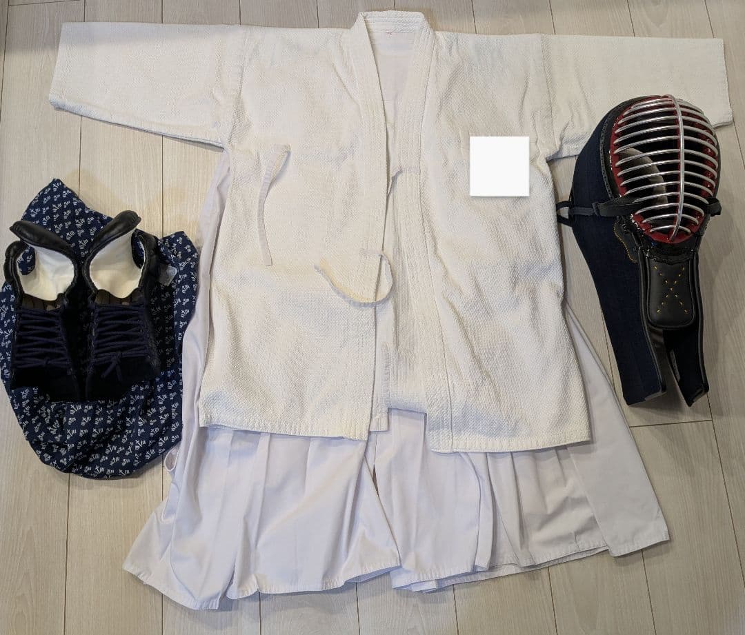 Kendo Men, Kote, Judo Gi (Top & Bottom), and Bag Set for High School Boys