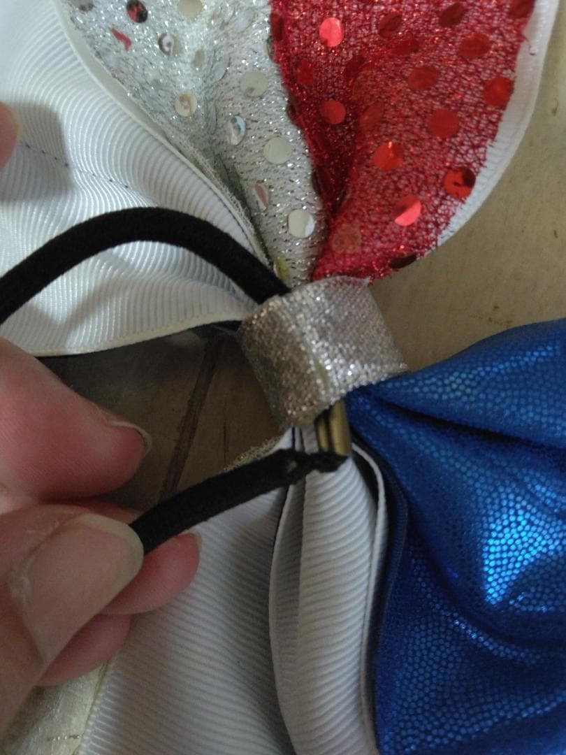 Cheer Dance Ribbon - Red, Blue, White
