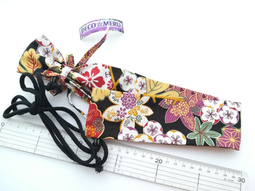 Lightweight thin shinobue flute case, diagonal shoulder strap, for 1-2 flutes, Type A, No. 1419