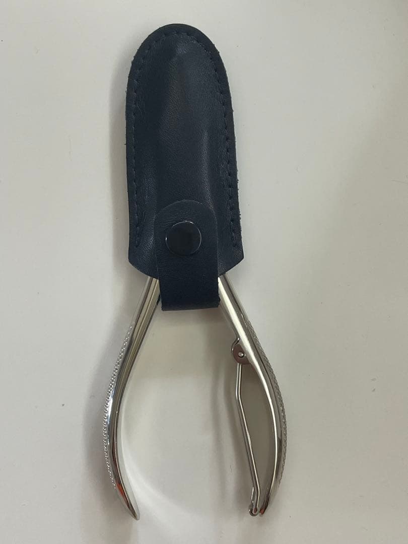 Stainless Steel Nail Clippers with Leather Sheath