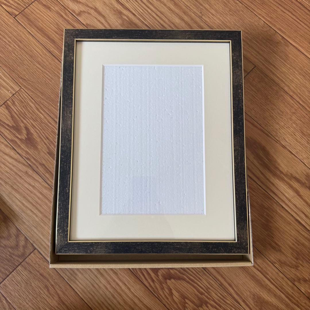 Eight-cut size (Mat SM size) wooden picture frame