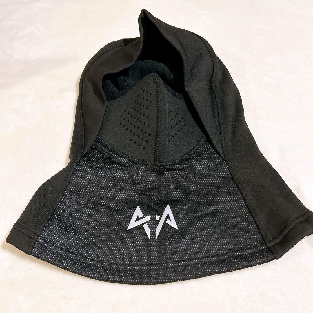 Cold protection black balaclava winter neck warmer fleece-lined for skiing, snowboarding, and mountain climbing