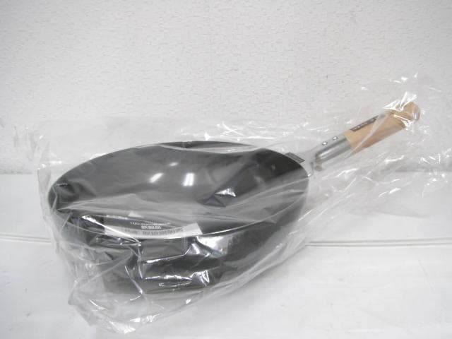 Unused ChiaoGoo Stir-Fry IH Compatible Iron Beijing Wok 26cm