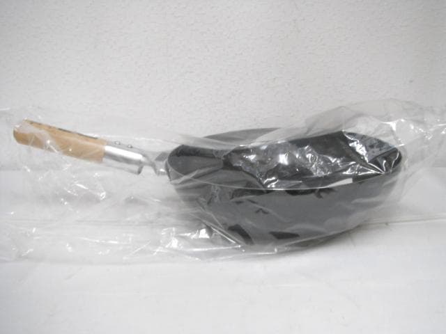 Unused ChiaoGoo Stir-Fry IH Compatible Iron Beijing Wok 26cm