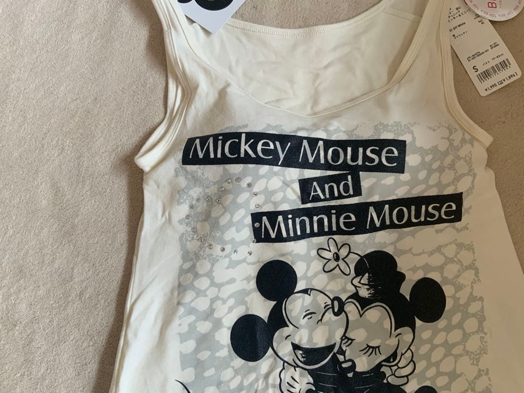 New with tags, Uniqlo Mickey Mouse Minnie Mouse Camisole Bra Top