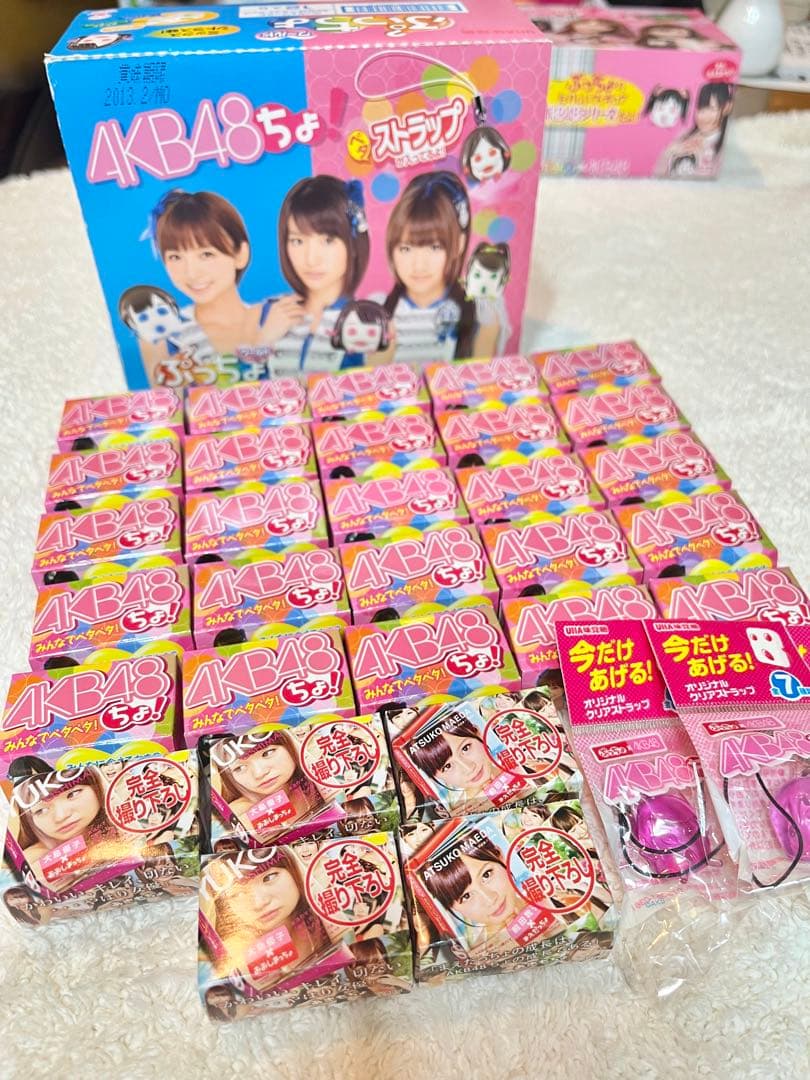 AKB48 Cho! Miniature Stamp Strap Included ♡ Box ♡ Includes Newly Shot Mini Photo Book