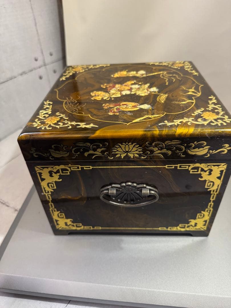 Wooden Chest Jewelry Box Small Item Storage Yi Dynasty Furniture Antique