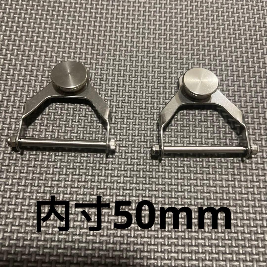 Tajima SEF Compatible Fixed SUS Tool Holder Hanger, 2 Pieces, Inner Width 50mm
