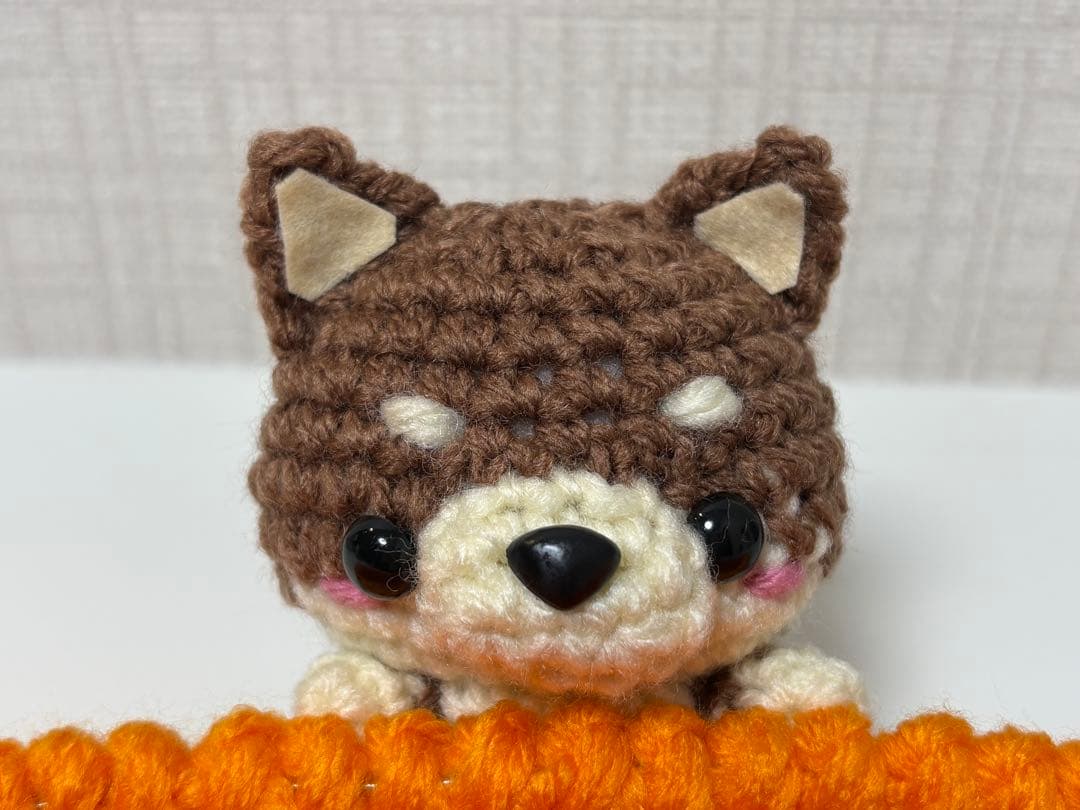 Amigurumi Handmade Shiba Inu Glasses Tray Accessory Holder
