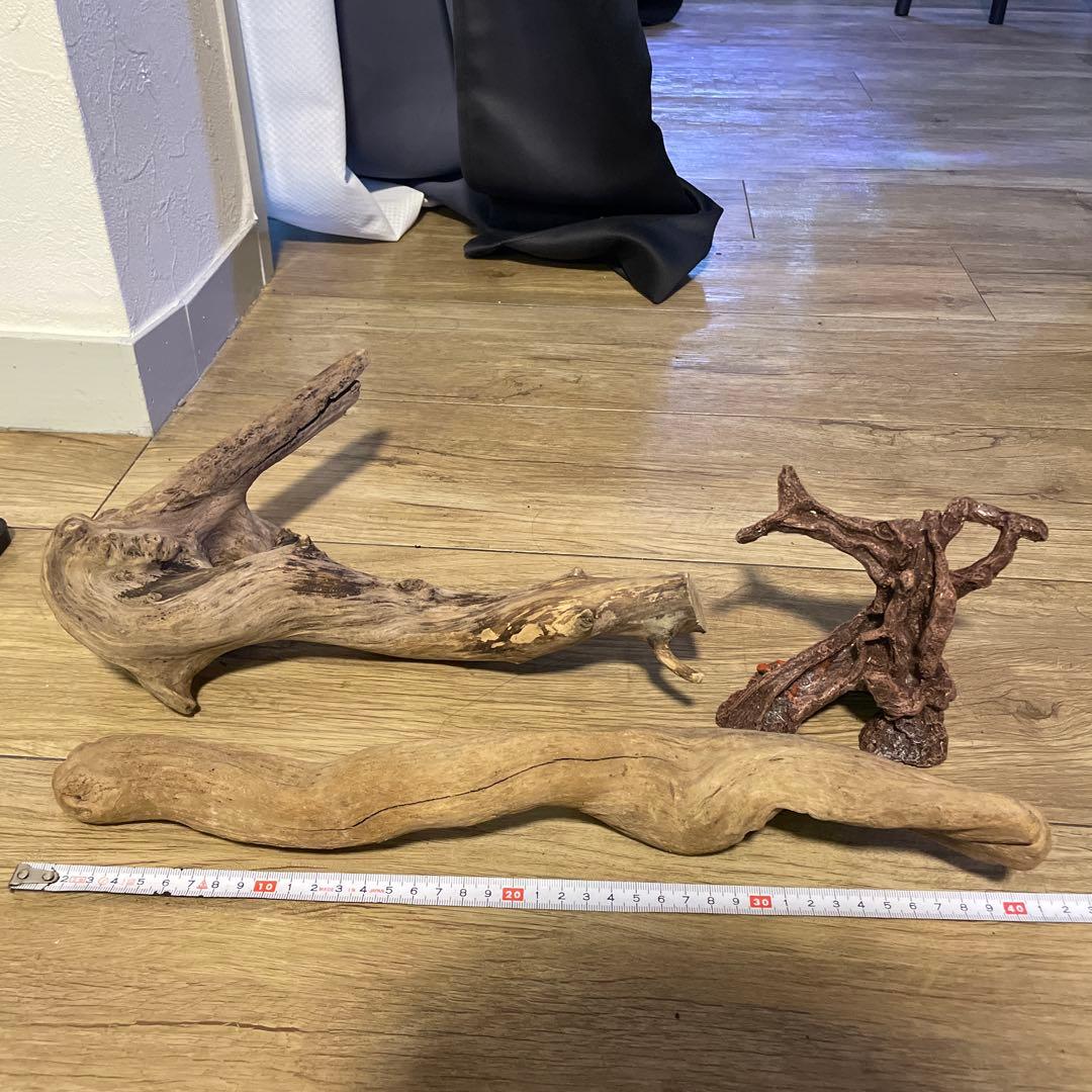 Driftwood Set of 3, Approx. 40cm, For Aquarium and Reptile Layouts, Submerged Confirmed
