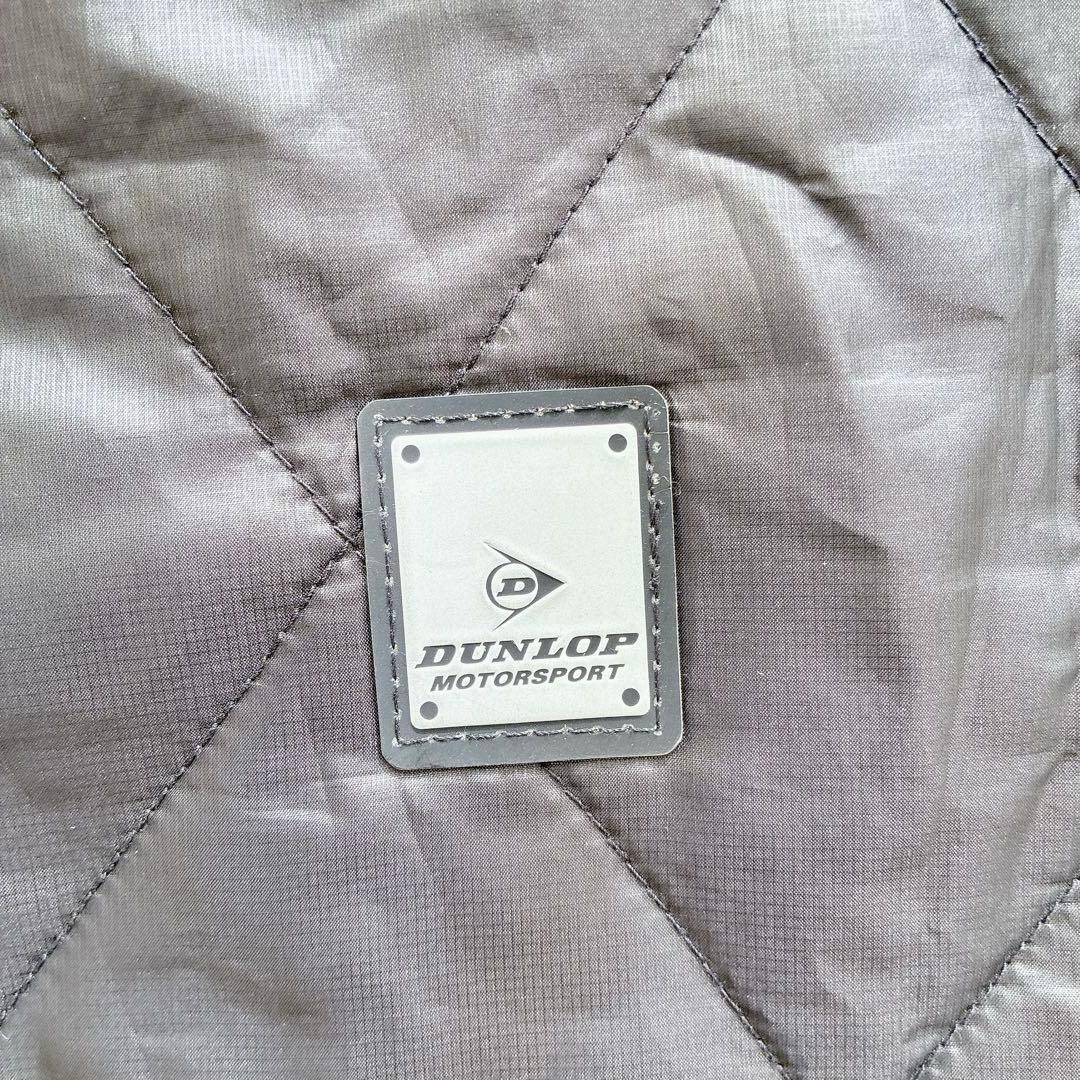 Dunlop Quilted Vest Men's High Neck Padded Full Zip Black L