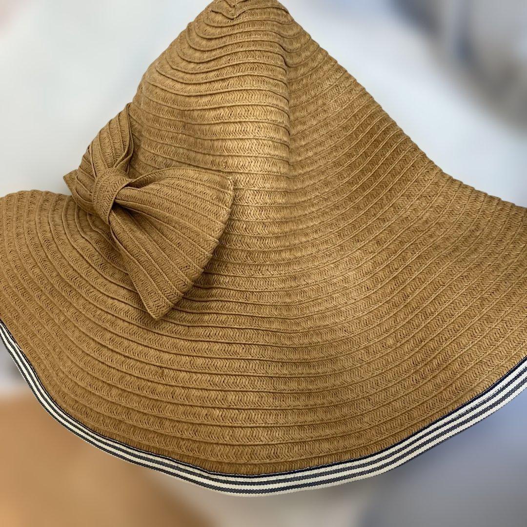Brown foldable with ribbon