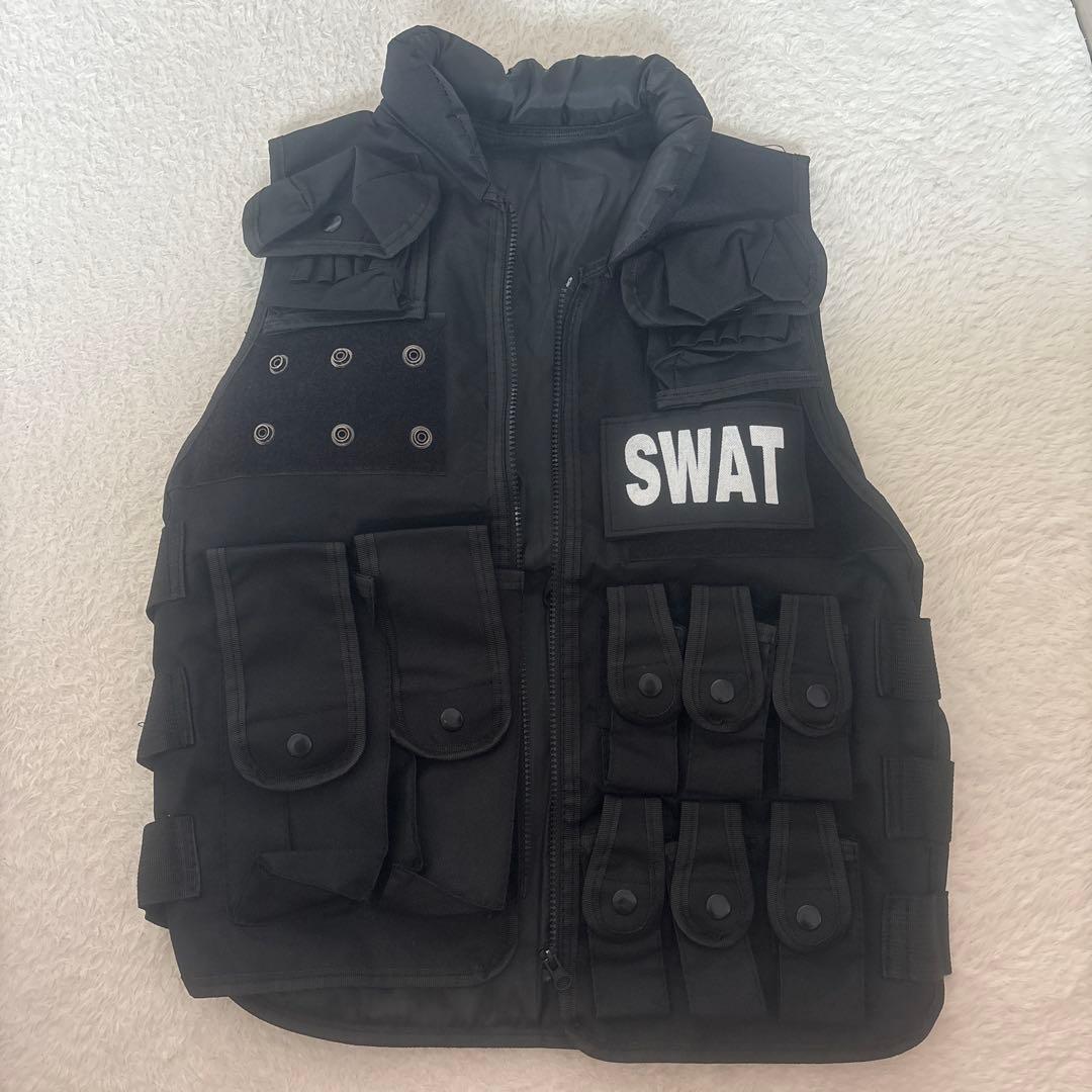 SWAT Cosplay Costume Black