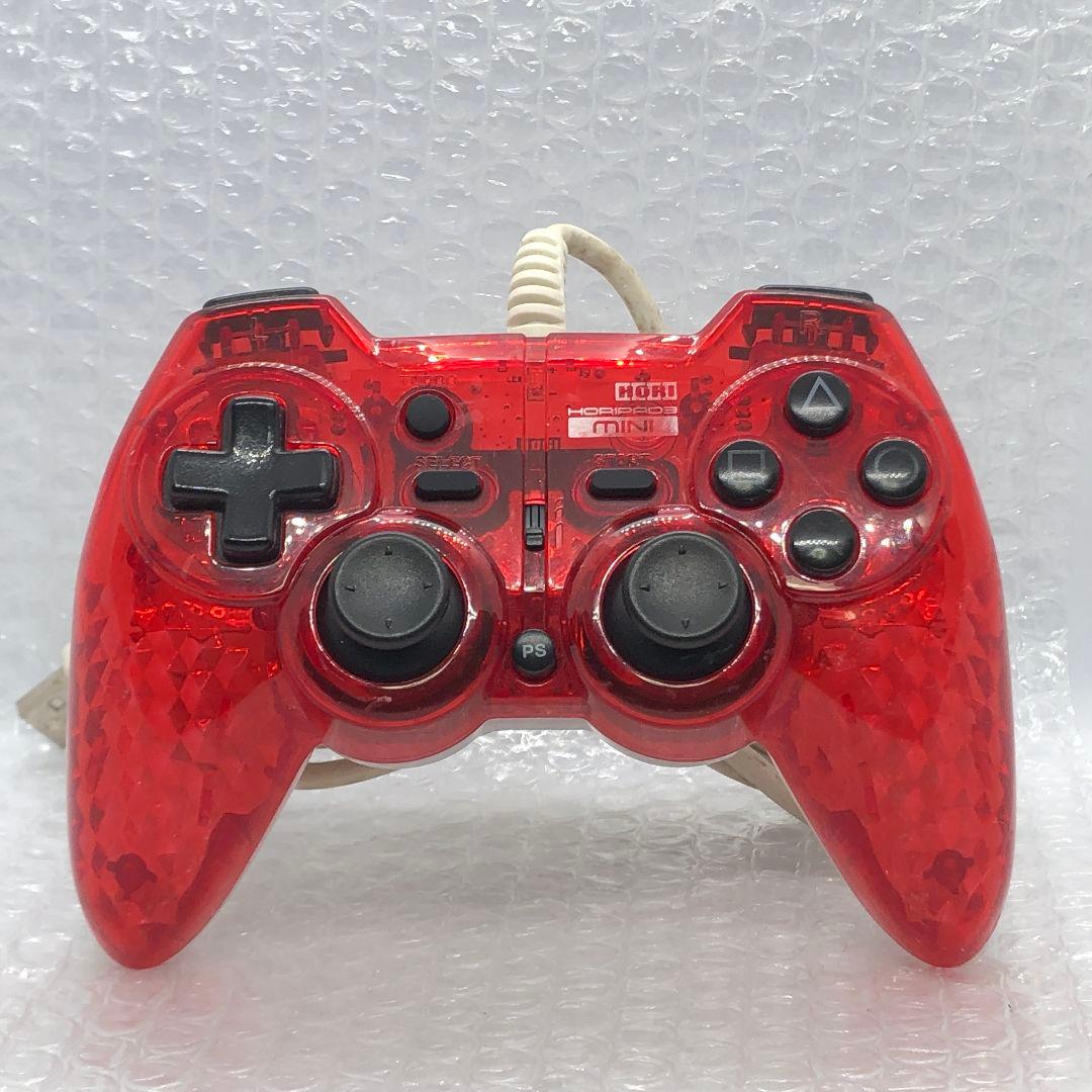 HORI Hori Pad 3 Mini Clear Red Compatible with PS3 Wired Operation Confirmed