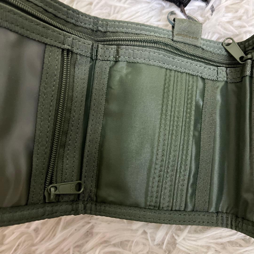 Rare PORTER Capsule Trifold Wallet Sage Green