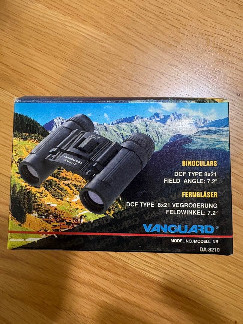 VANGUARD Binoculars 8x21 DA-8210 with Case and Outer Box