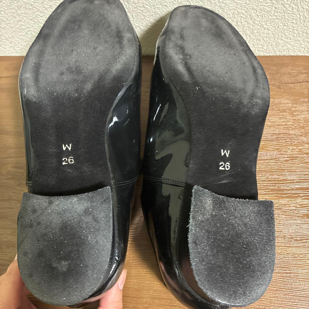 Sekine Social Dance Men's Patent Leather Shoes W 26