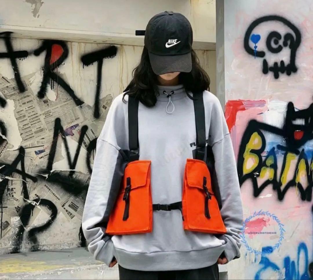 【New, Unopened】 Black Sacoche Vest - Fishing, Camping, Harness Style