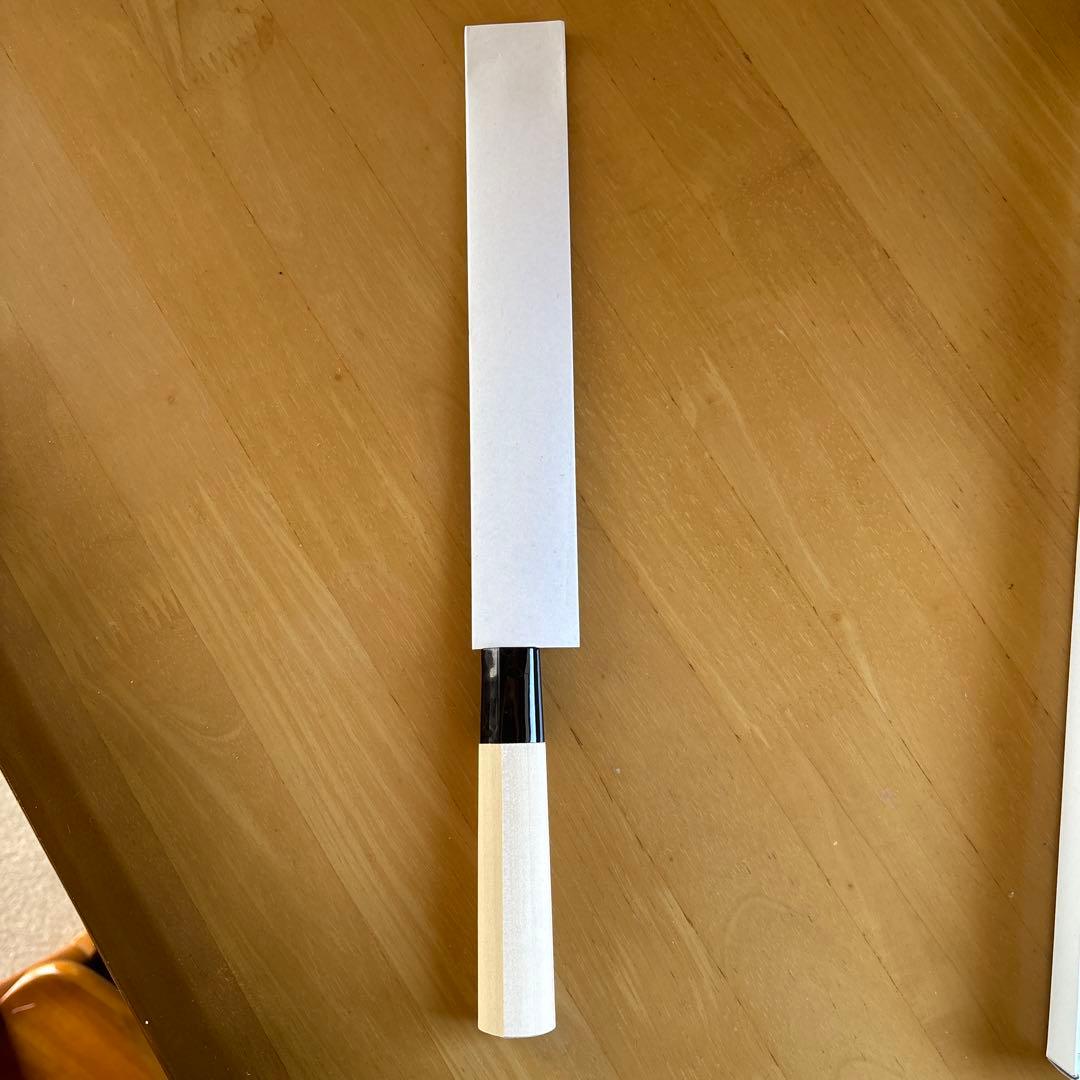 Seki Kame Ta-saku Yanagiba (Sashimi) Knife, Steel Blade, Wooden Handle, With Special Case