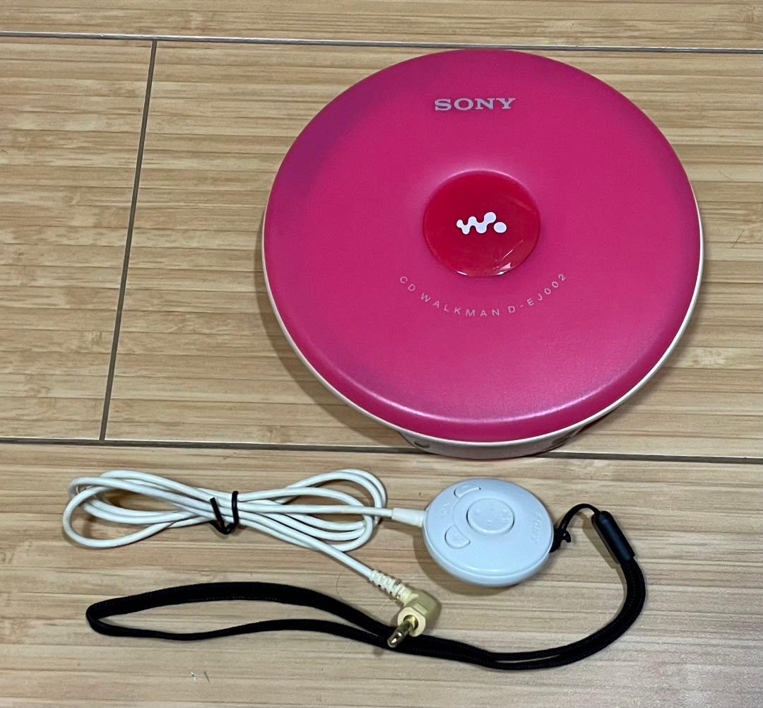 Working product SONY CD Walkman D-EJ002 Pink