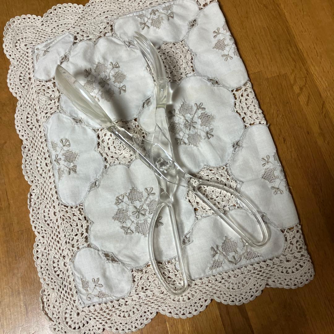 【Showa Retro】 Tongs, Serving, Plastic, Lightweight, Kitchen Goods, Detachable