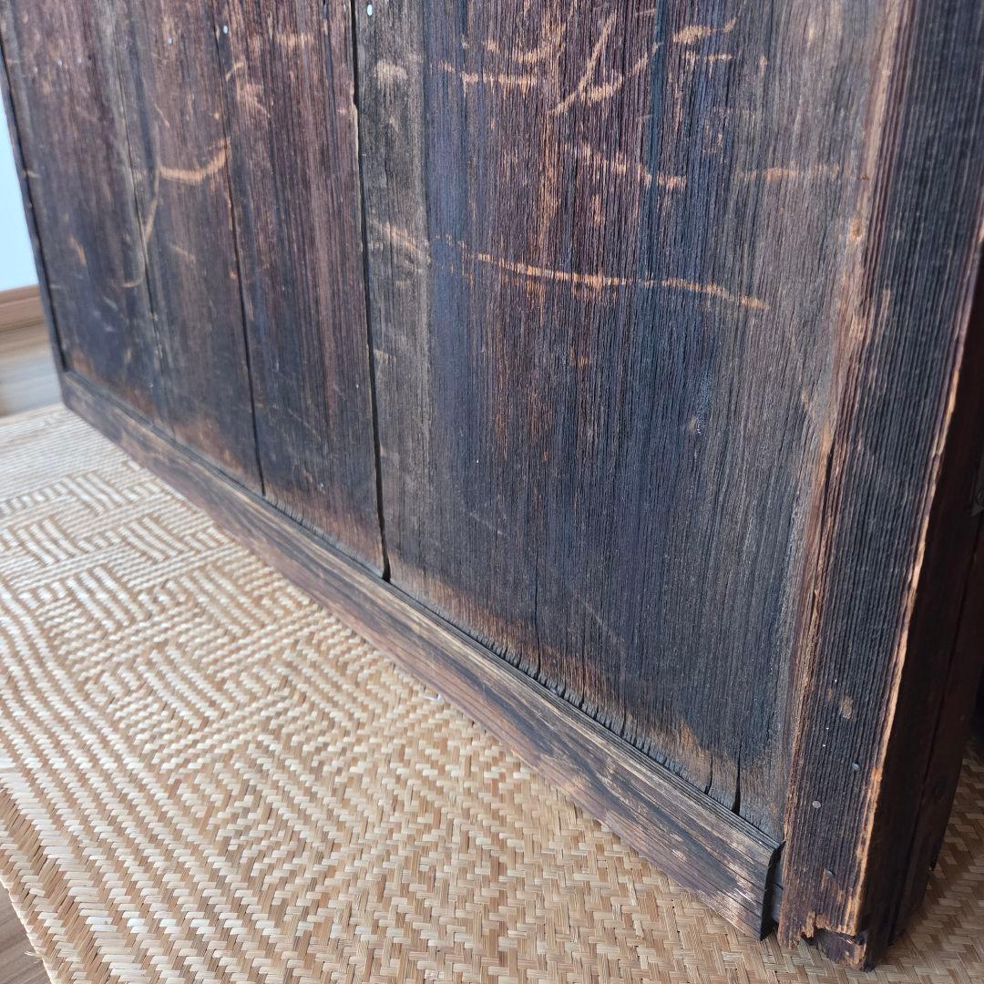 Lattice room divider, partition, antique furniture, screen, display fixture, traditional Japanese house, wooden