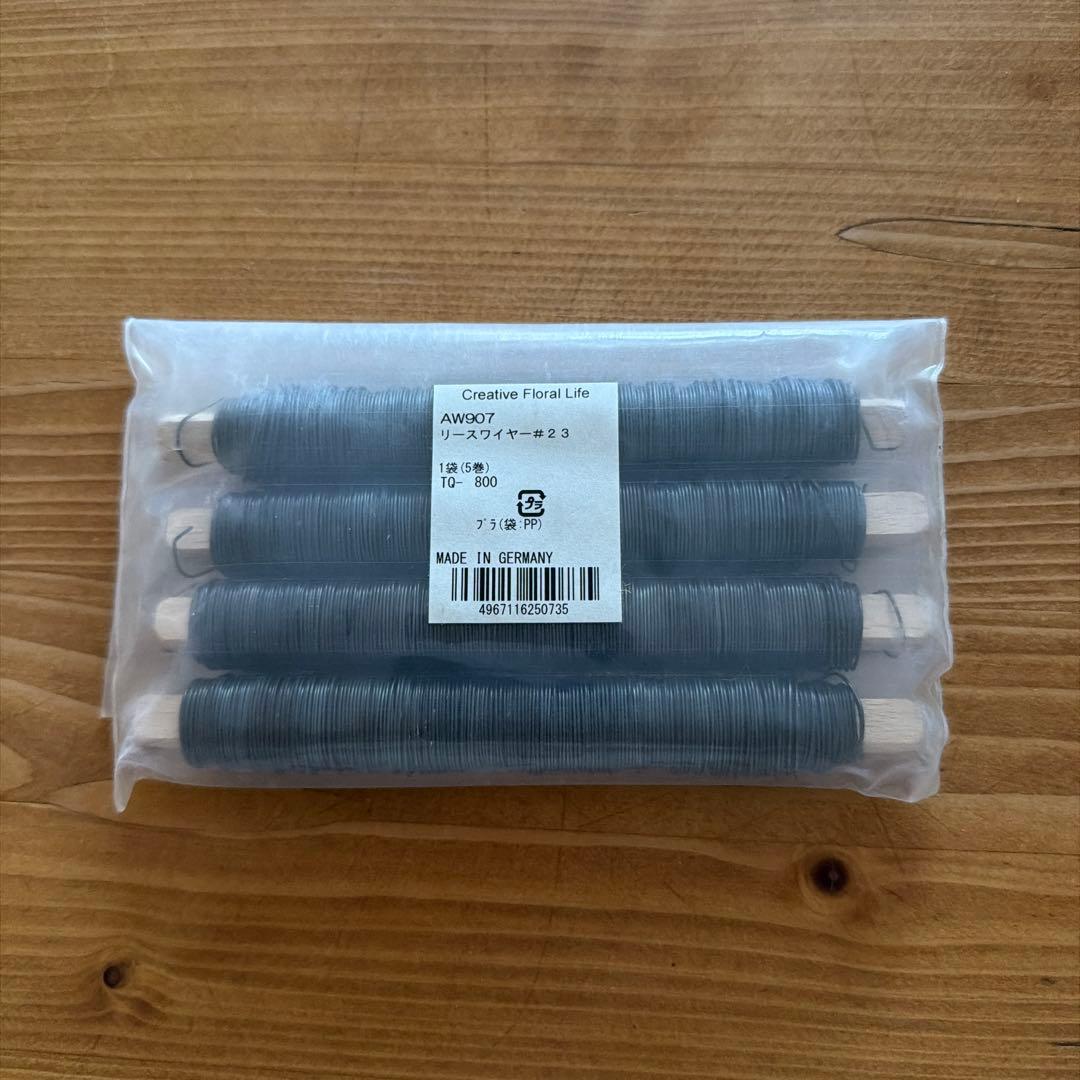Tokyo Do Flower Materials Wreath Wire #23 (Set of 4) AW907