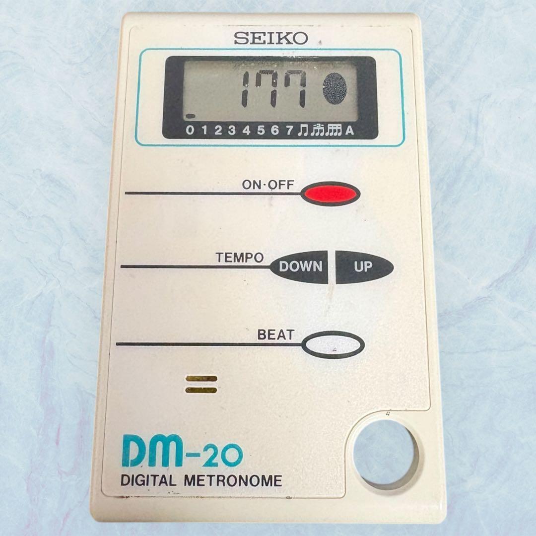 【Operation Confirmed】SEIKO DM-20 Digital Metronome Main Unit Only