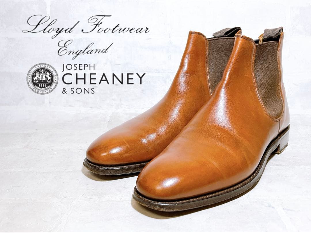 Made in England [Beautiful Condition] Cheaney Bespoke Lloyd Footwear Chelsea Boots UK7