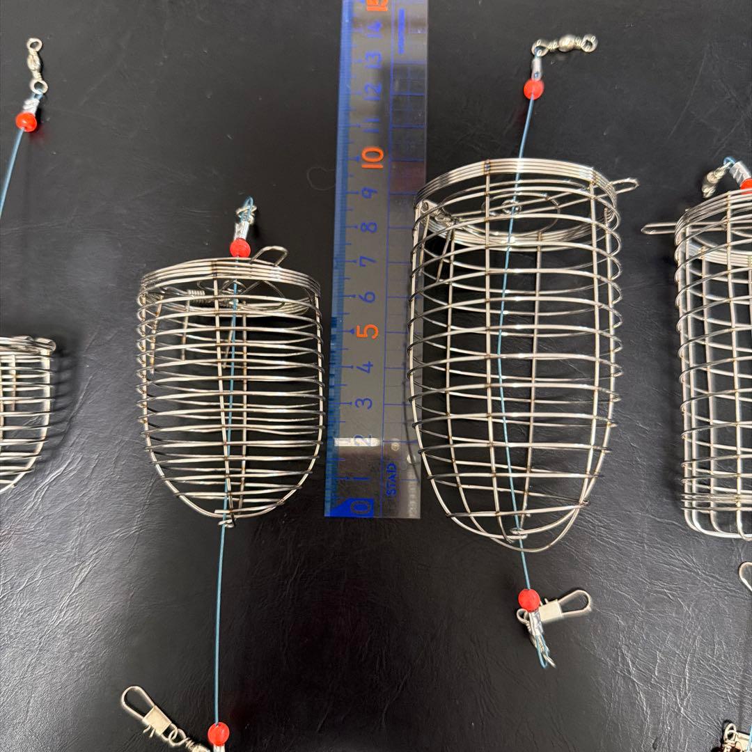 Bait Cage, Float Rig, Sabiki Fishing, Cage Fishing, Set of 5