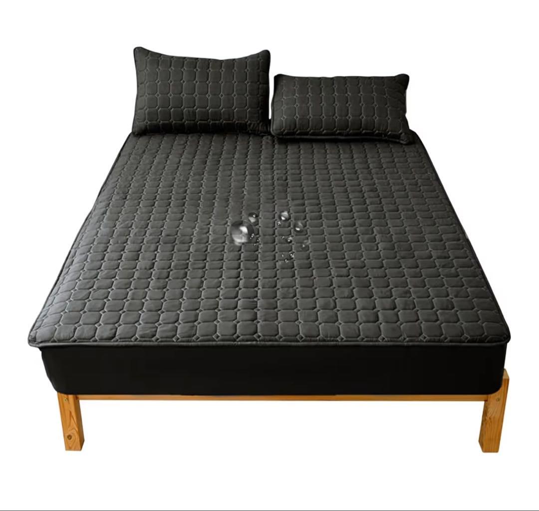 Waterproof Bed Sheet, Fitted Sheet [Three-Layer Structure, 