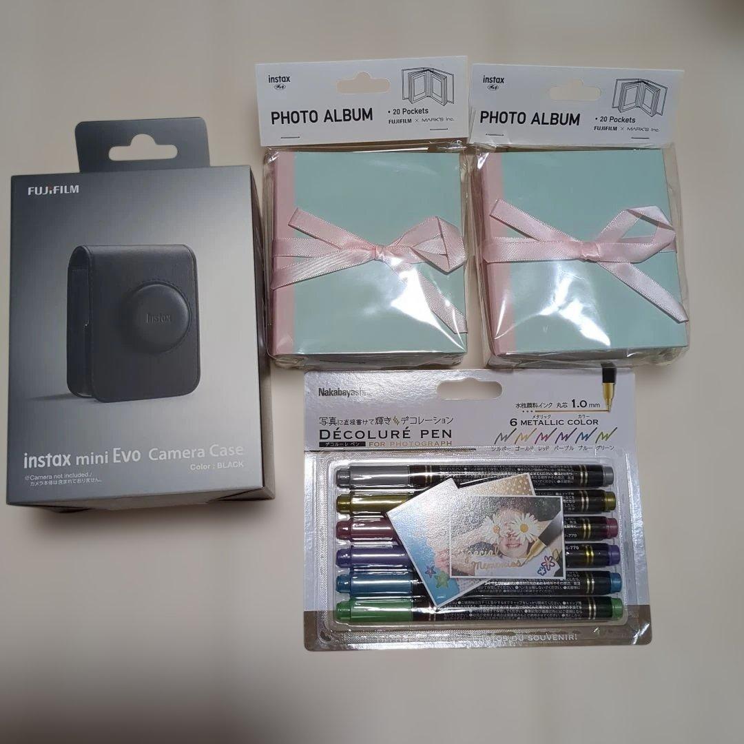 【New Unused Item】instax mini Evo Camera Case Black & Other Bundle