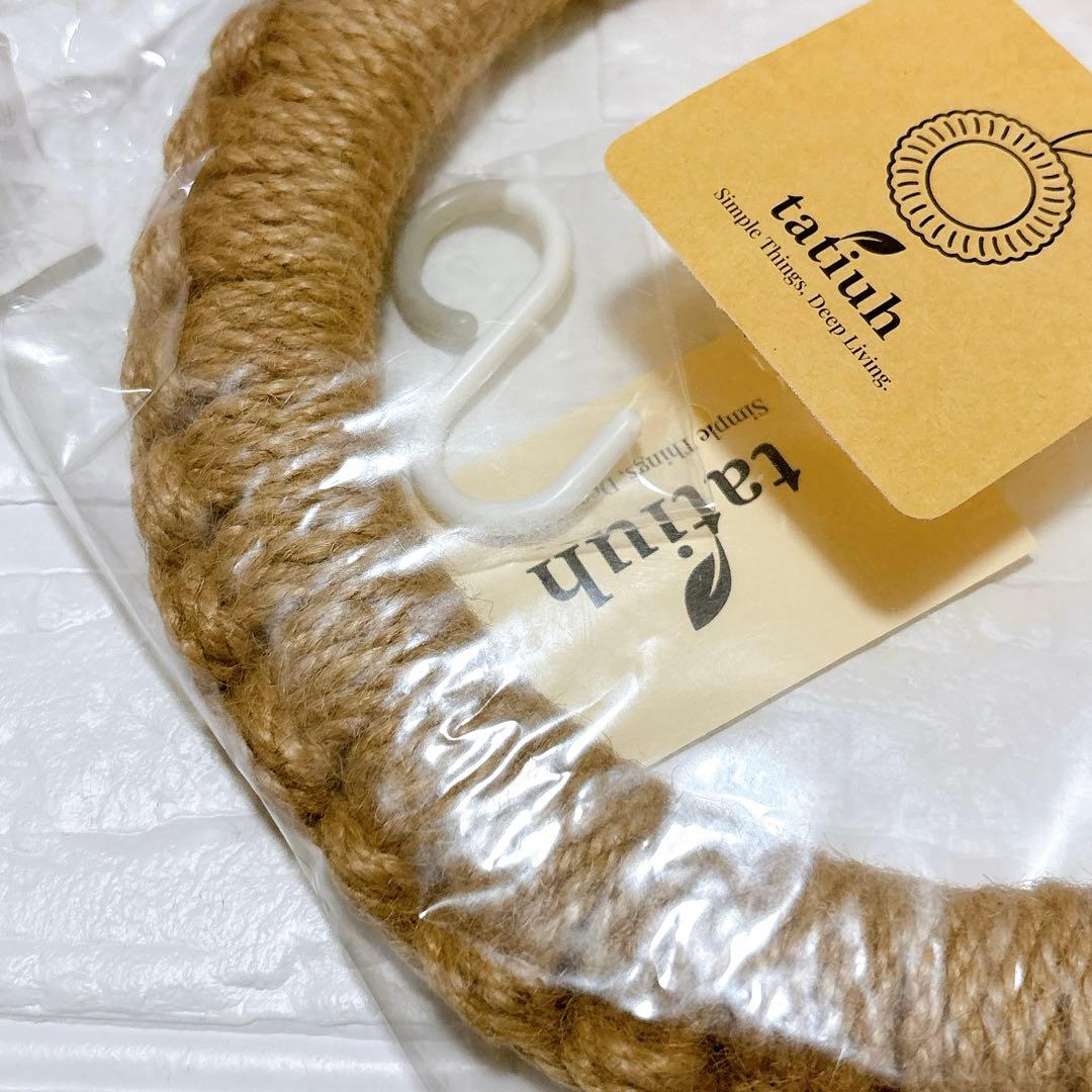 Natural Material Pot Holder for Clay Pot, Includes Hook, Hanging Storage, Heat Resistant, Outer Diameter 25CM, Inner Diameter 17CM