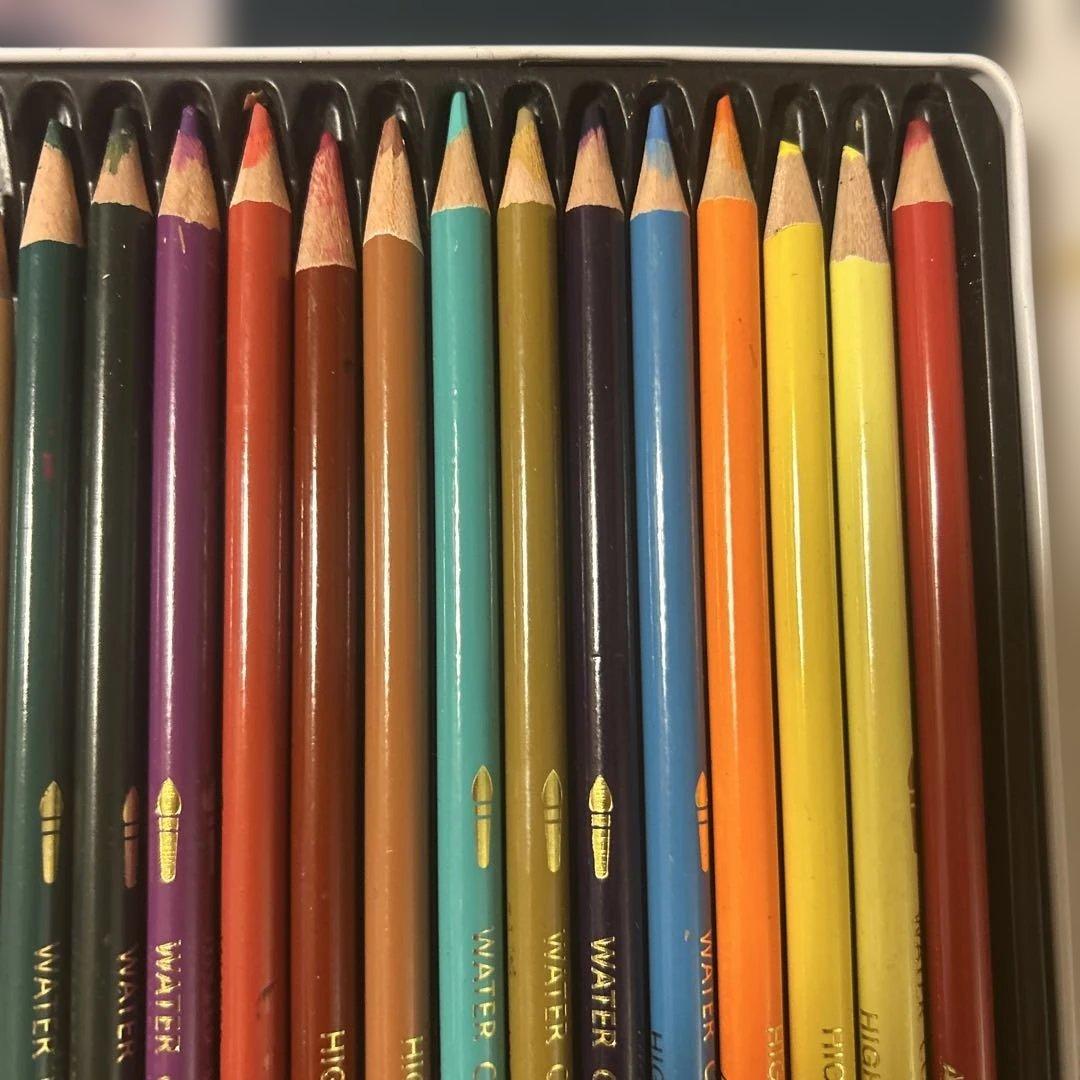 QiLi Watercolor Pencils, 24-Color Set