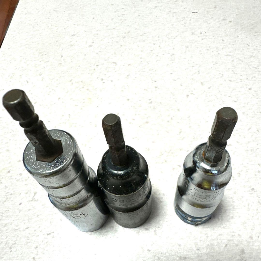Impact Sockets, 19mm x 2 pcs and 17mm
