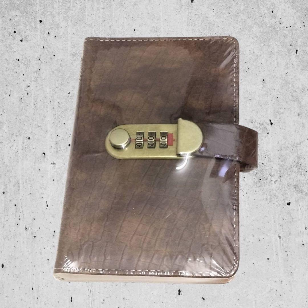 Popular Bill Saving Brown Dial Lock Savings File Savings Binder Stylish