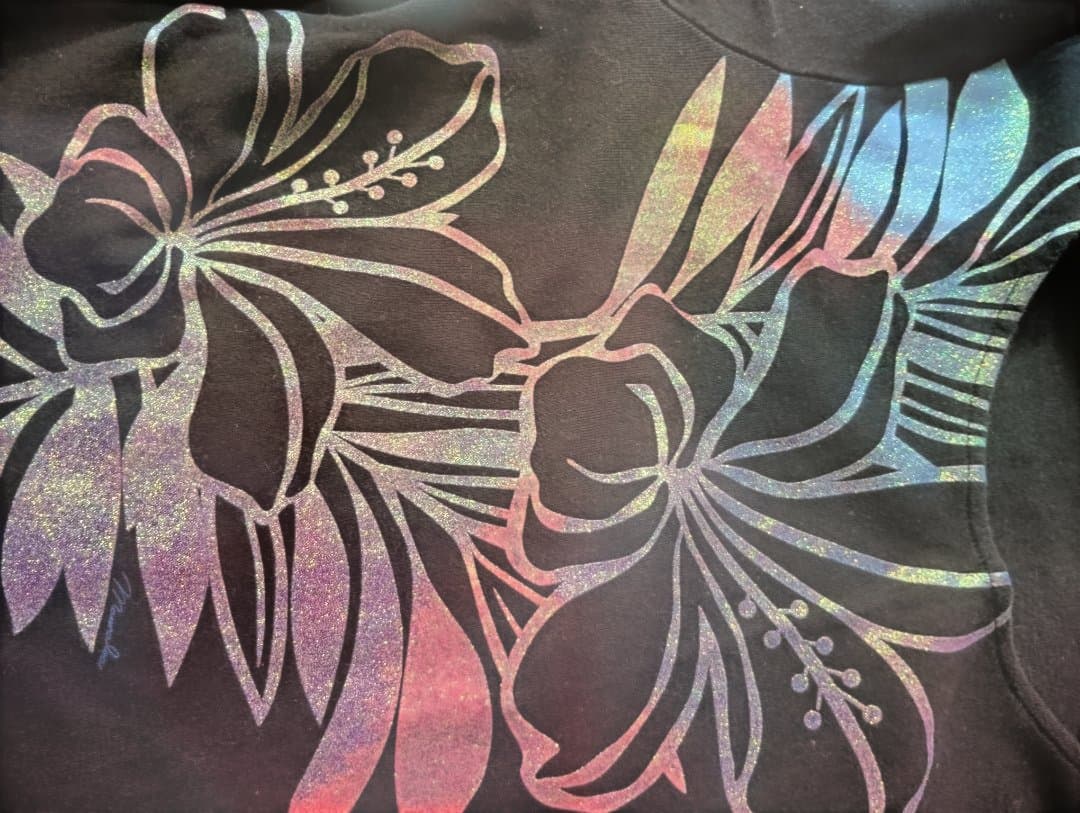 Floral Print 3/4 Sleeve Top XL