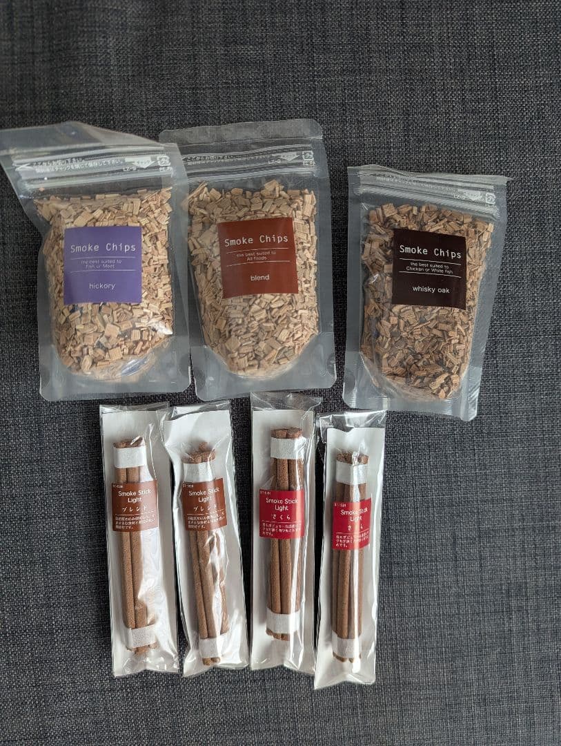 【Price Reduction】Ibushidokoro Smoke Chips Mini (3 types) & Smoke Sticks (2 types)
