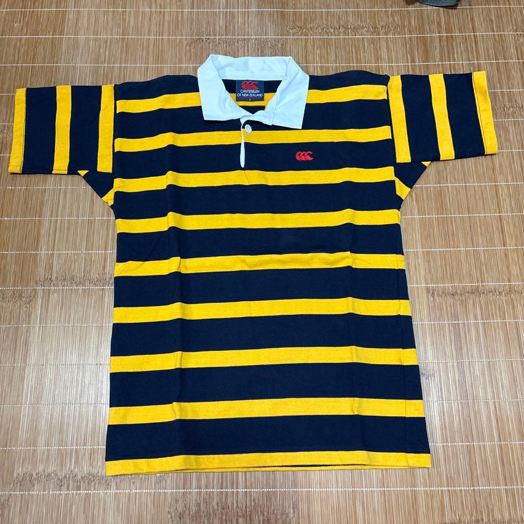 CANTERBURY Rugby Shirt S Navy/Yellow