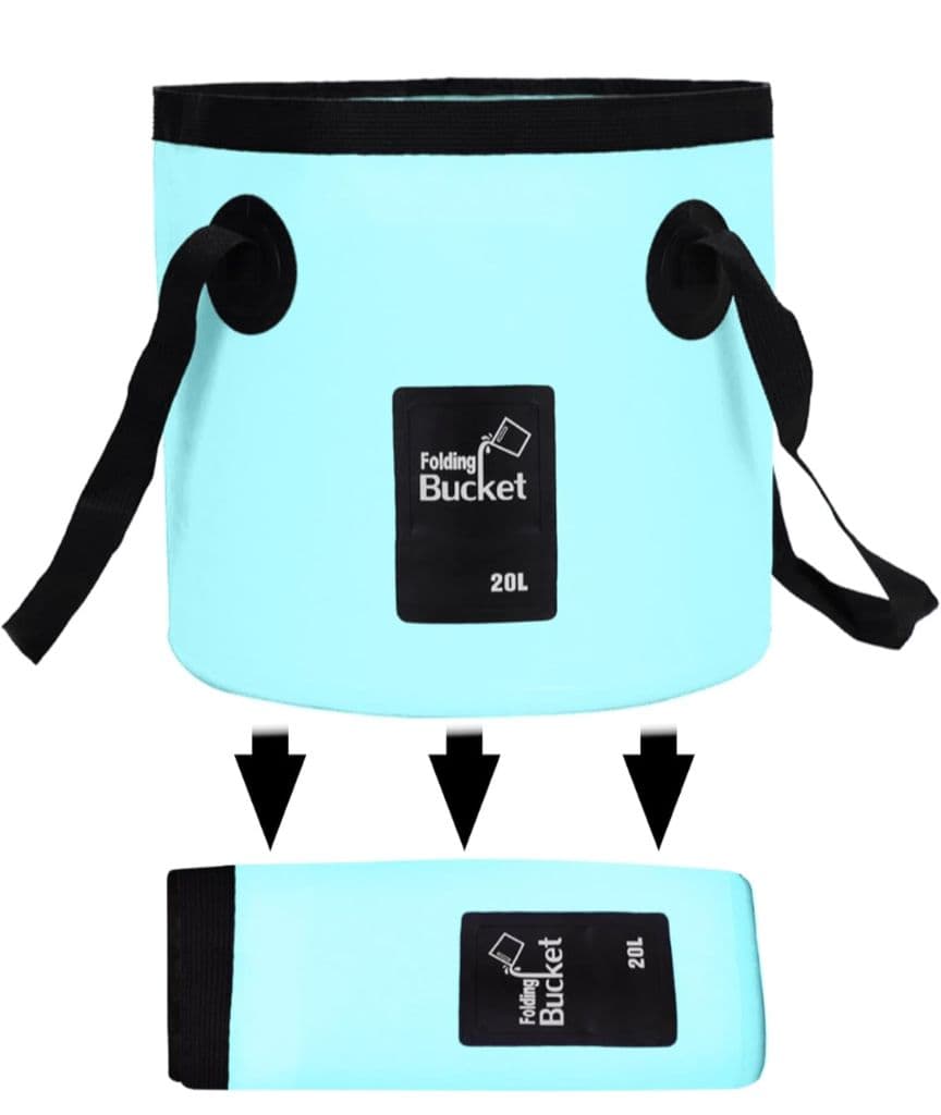 ✨New✨ Foldable Bucket Large Capacity 12L for Fishing, Travel, Outdoors