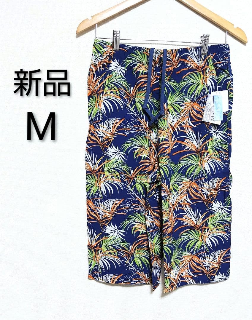 【New】Cool-touch Sub-shorts Botanical Pattern M Size